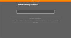 Desktop Screenshot of charlestonmagazine.com